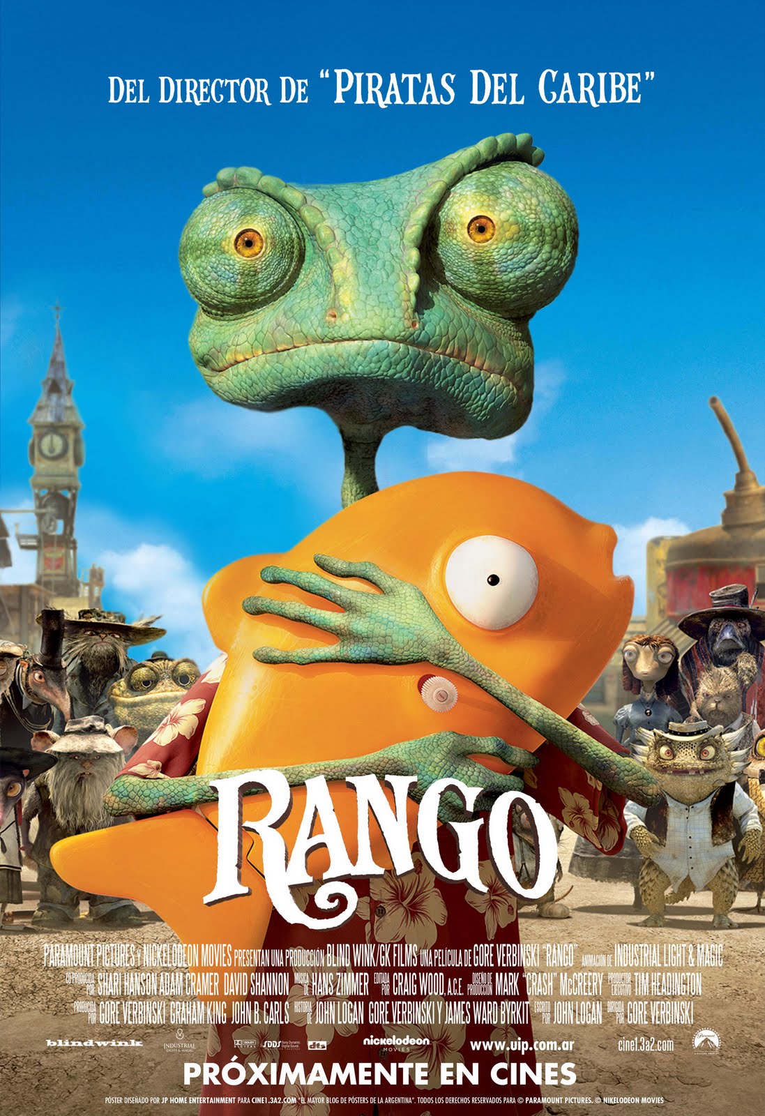 Rango (2011) (In Hindi) Watch Full Movie Free Online ...