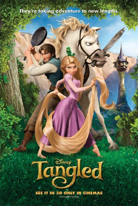 animated movie tangled in hindi