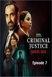 Criminal Justice: Adhura Sach (2022 EP 7) Hindi Season 3 Watch Online HD Print Free Download
